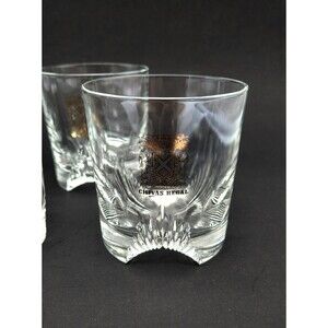 Set Of 4 Vintage CHIVAS REGAL Scotch Whiskey "Founded 1801" Rocks Glasses 8oz